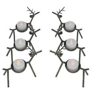 Reindeer candle holders